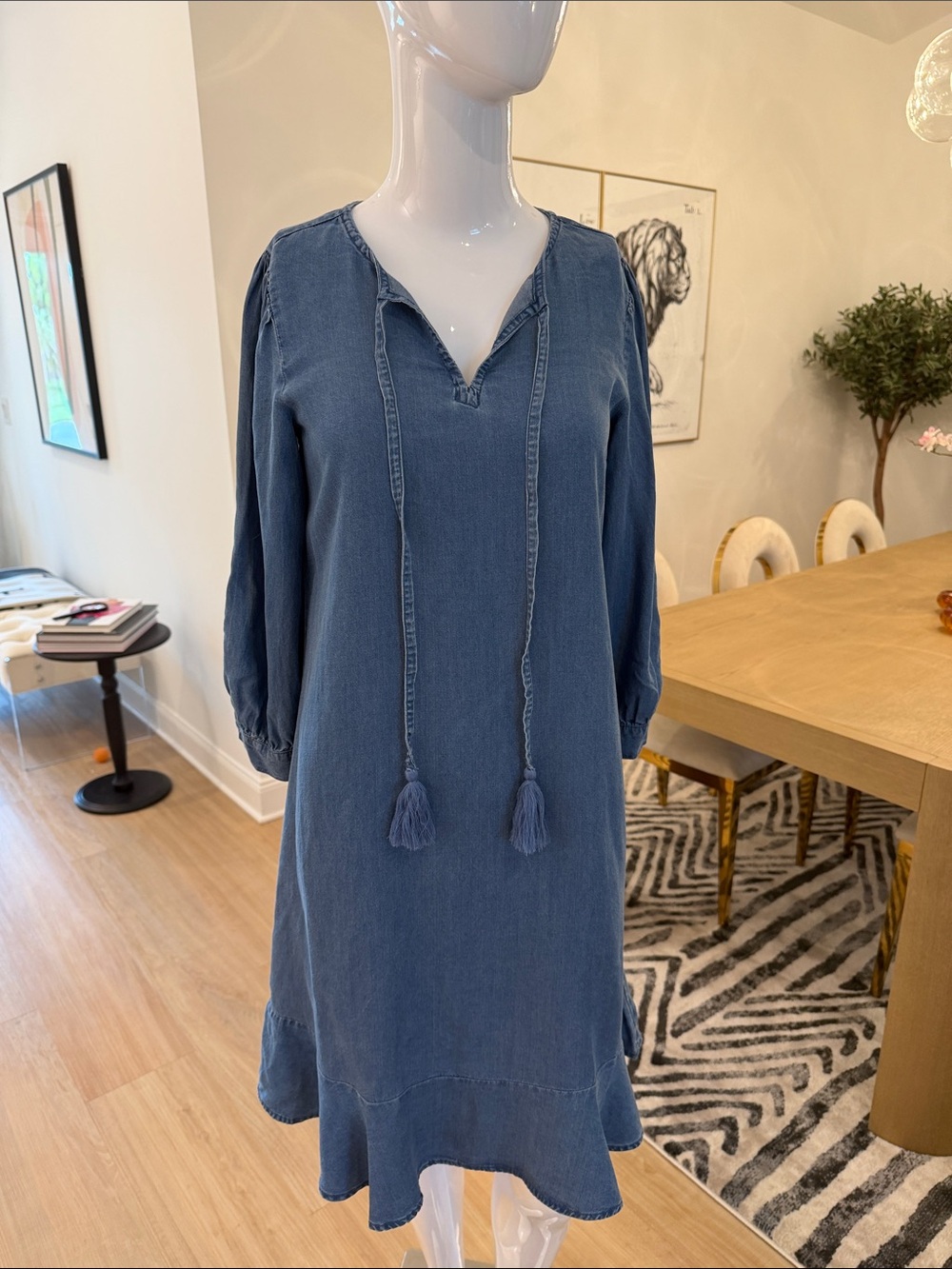 G by Giuliana Tencel Denim pullover Dress